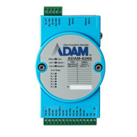 ADAM-6260 kaskadierbares Modbus TCP Modul mit 6 Relais-Ausgängen von Advantech.
