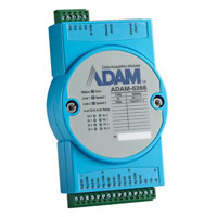 ADAM-6266 Remote I/O Modul von Advantech mit 2 Ethernet-Ports zur Kaskadierung.