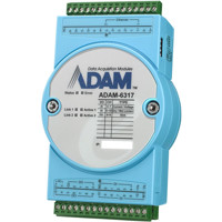 ADAM-6317 IoT Modbus/OPC UA Ethernet Remote I/O Modul mit 8x analogen Eingängen, 10x digitalen Eingängen und 11x digitalen Ausgängen von Advantech