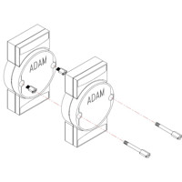 ADAM-6520L Unmanaged Ethernet Switch mit 5x 10/100 Mbps RJ45 Anschlüssen von Advantech Stapelmontage