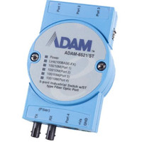 ADAM-6521-ST industrieller Unmanaged Ethernet Switch mit 4x RJ45 und 1x MM ST von Advantech