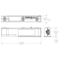 WCD1H2102H Wzzard drahtlose Sensor Node Technische Zeichnung