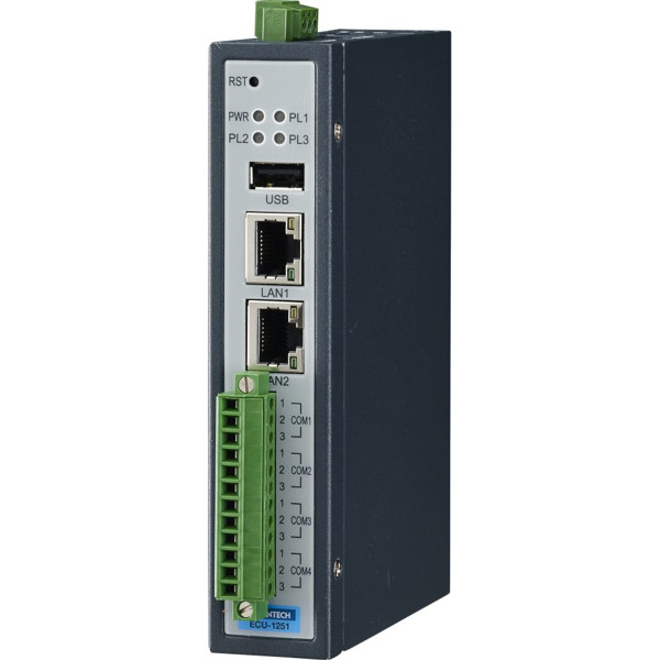 ECU-1251 industrielles Kommunikationsgateway von Advantech mit einem Cortex A8 Prozessor