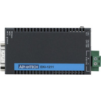 EKI-1211 1-Port Modbus Gateway mit 1x RJ45 und 1x RS-232/422/485 Port von Advantech von oben