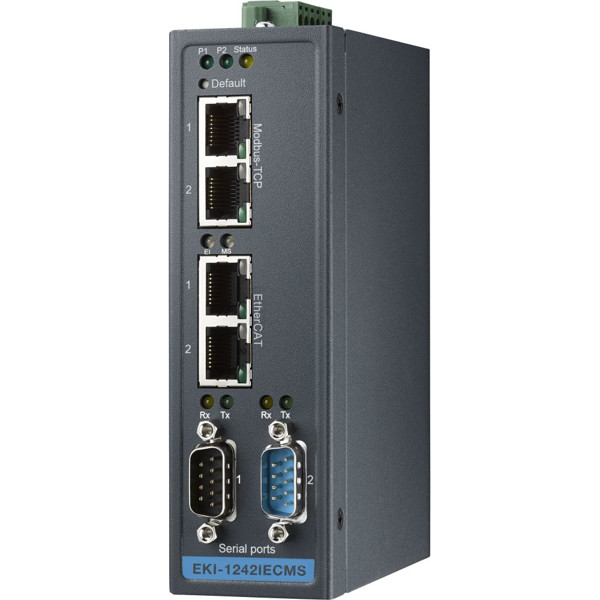 EKI-1242IECMS Modbus RTU/TCP zu EtherCAT Gateway von Advantech