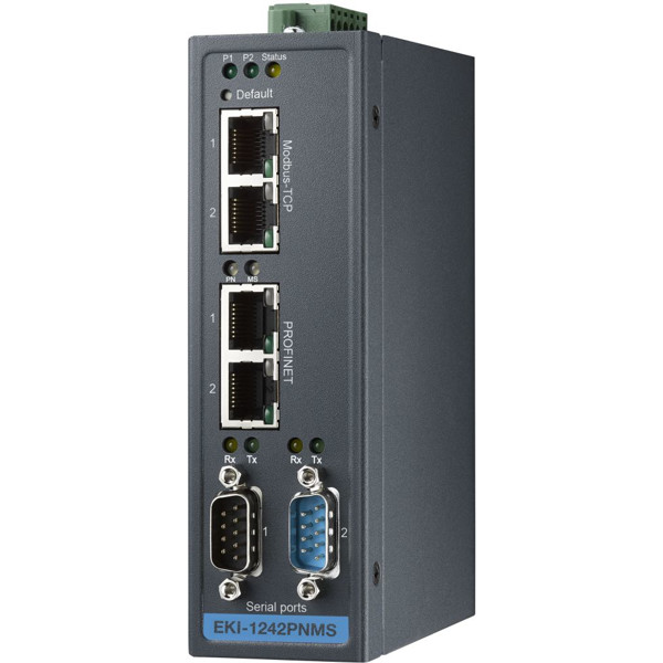 EKI-1242IPNMS industrielles Netzwerk Gateway für Modbus RTU/TCP und PROFINET Geräte von Advantech