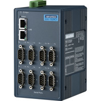 EKI-1528CI-DR 8-Port RS232/422/485 Geräteserver mit 2x 10/100 Mbps Ethernet von Advantech