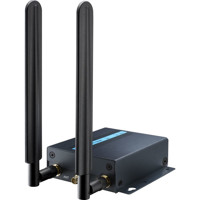 EKI-1642WI kompakter 4G Router mit IEEE 802.11b/g/n Wi-Fi von Advantech mit Antennen
