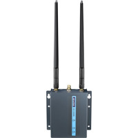 EKI-1642WI kompakter 4G Router mit IEEE 802.11b/g/n Wi-Fi von Advantech mit Antennen von oben