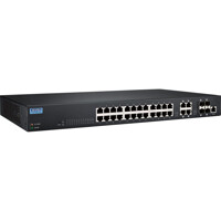 EKI-2428G-4CAI Unmanaged 28-Port Rack Switch von Advantech seitlich EKI-2428G-4CAI Advantech Unmanaged 28-Port Rack Switch seitlich
