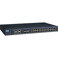 EKI-2428G-4CI unverwalteter Gigabit Ethernet Switch mit 24x GE und 4x Combo Ports von Advantech Side