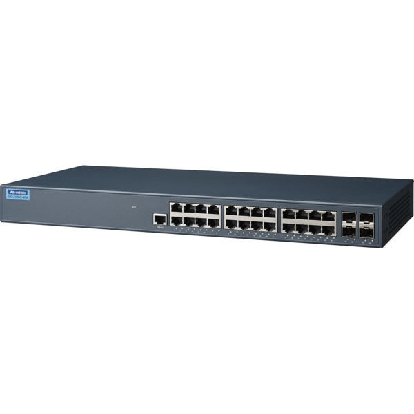 EKI-2428G-4FA Unmanaged Gigabit Ethernet Switch mit 24x GE und 4x SFP von Advantech