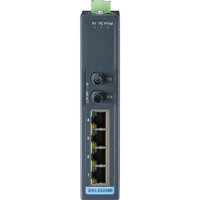EKI-2525MI-ST Unverwalteter Ethernet Switch mit 1x Multimode ST und 4x Fast Ethernet Ports von Advantech Front