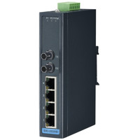 EKI-2525SI-ST Unmanaged Fast Etherne Switch mit 1x Singlemode ST und 4x RJ45 Ports von Advantech