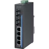 EKI-2526M-ST Advantech Unmanaged Industrie Switch mit 4x RJ45 und 2x Multi-Mode ST Ports