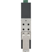 Montagehalterung des EKI-2526M-ST Advantech Unmanaged Industrie Switch mit 4x RJ45 und 2x Multi-Mode ST Ports