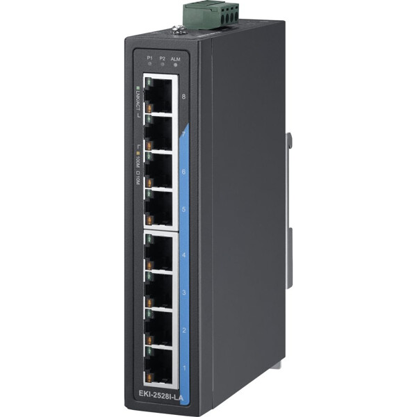 EKI-2528I-LA Advantech Unmanaged 8-Port Ethernet Switch