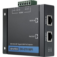 EKI-2701MPI Advantech IEEE802.3bt Gigabit 90W PoE Injektor