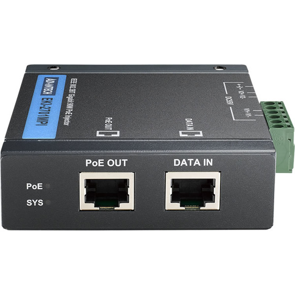 EKI-2701MPI Advantech IEEE802.3bt Gigabit 90W PoE Injektor