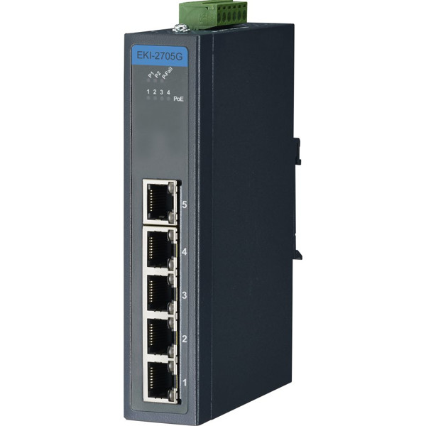 EKI-2705G-1GPI Unmanaged PoE Gigabit Switch von Advantech