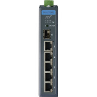 EKI-2706E-1GFPI Unmanaged PoE Industrie Switch mit 4x FE, 1x G und 1x SFP von Advantech Front