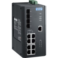 EKI-2712G-4FPI 8G + 4SFP Port Gigabit Unmanaged Industrial PoE Netzwerk Switch von Advantech