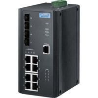 EKI-2712G-4FPI 8G + 4SFP Port Gigabit Unmanaged Industrial PoE Netzwerk Switch von Advantech