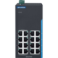 RJ45 Ports des EKI-2716EI Unmanaged 16-Port Ethernet Switch von Advantech
