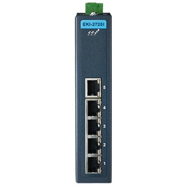 EKI2725I Advantech 5GE Industrial Gigabit Unmanaged Switch