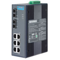 EKI-2728M Advantech 6GE+2G Multi-Mode Fiber Port Unmanaged Gigabit Ethernet Switch