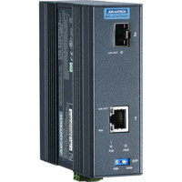 EKI-2741FHPI industrieller PoE Medienkonverter mit bis zu 60 Watt Ausgangsleistung von Advantech Side