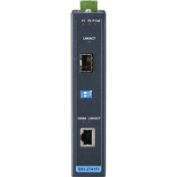 EKI-2741FI industrieller SFP Gigabit Medienkonverter von Advantech Front