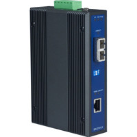 EKI-2741LX Gigabit Ethernet zu 1000Base-LX Glasfaser Medienkonverter von Advantech seitlich