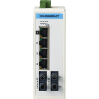 EKI-5524SSI-ST unverwalteter ProView Ethernet Switch mit 4x FE und 2x SM ST Ports von Advantech Front