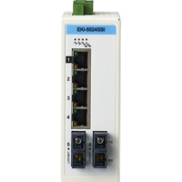 EKI-5524SSI Unverwalteter Ethernet ProView Switch mit 4x RJ45 und 2x Single-Mode SC Ports von Advantech Front