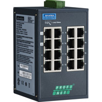 EKI-5526I-PN Managed PROFINET Fast Ethernet Switch mit 16x RJ45 Ports von Advantech Side