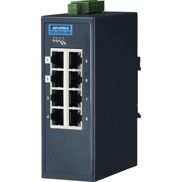 EKI-5528I-MB industrieller Ethernet Switch mit Modbus/TCP von Advantech