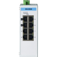 EKI-5528I Unmanaged ProView Switch mit 8 Fast Ethernet Ports von Advantech Front
