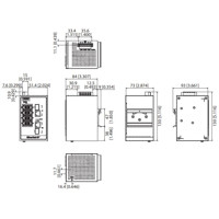 EKI-5629CI-EI Industrie Managed Protokoll Switch mit EtherNet/IP Unterstützung von Advantech Zeichnung