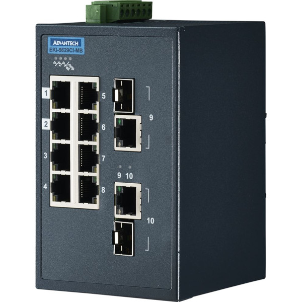 EKI-5629CI-MB Managed Ethernet Switch mit Modbus/TCP von Advantech