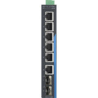 Netzwerkanschl&uuml;sse des EKI-5708E-2FI Managed 8-Port Switch von Advantech