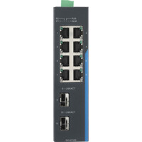 Front Ansicht des EKI-5710E-2FI industriellen Managed Ethernet Switch von Advantech
