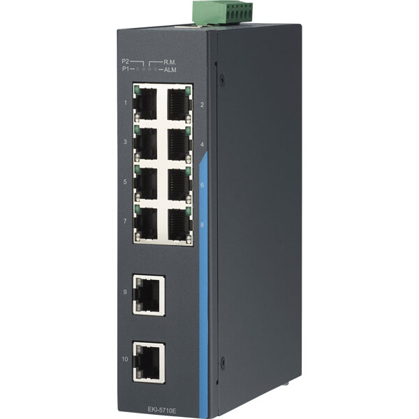 EKI-5710E-I Advantech Managed 10-Port Industrie Switch
