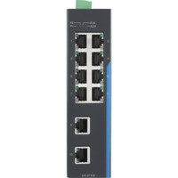 Front des EKI-5710E-I Managed 10-Port Industrie Switch von Advantech
