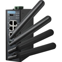 Eki-6333AC-4GP industrieller IEEE 802.11a/b/g/n/ac Wi-Fi Access Point von Advantech mit Antennen