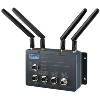 EKI-6333AC-M12 industrieller Wi-Fi Access Point mit Antennen von Advantech
