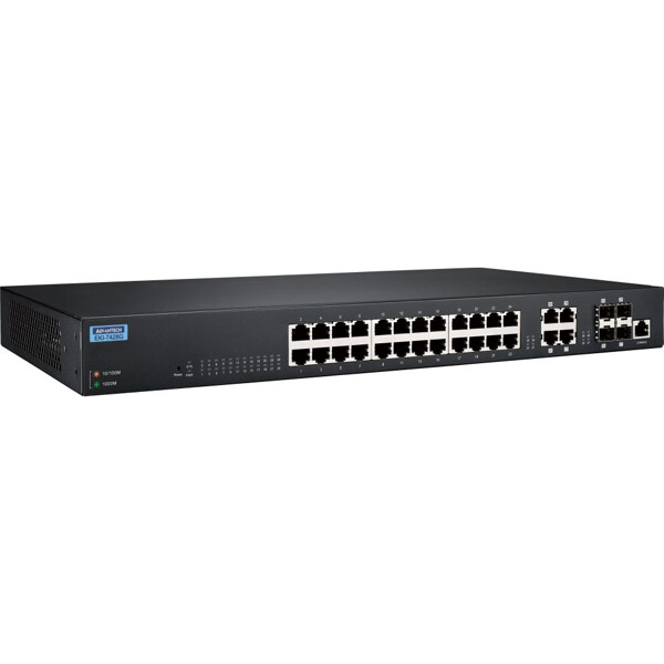 EKI-7428G-4CA Advantech 28-Port Layer 2 Managed Switch