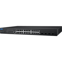 EKI-7428G-4XP verwalteter PoE Switch mit 24x GbE und 4x 10G SFP Anschlüssen von Advantech Side