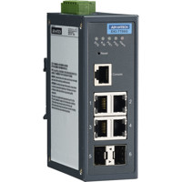 EKI-7706G-2F 4GE + 2G SFP Gigabit Managed Industrie Switch von Advantech