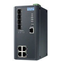 EKI-7708G-4F Gigabit Managed industrieller Switch mit 4 Gigabit und 4 SFP Anschlüssen von Advantech